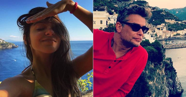 Pally Siqueira se declara a Fábio Assunção em viagem à Itália