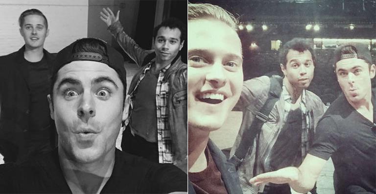 Zac Efron reencontra amigos de High School Musical