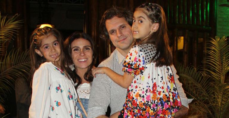 Giovanna Antonelli comemora o aniversário das filhas, Antônia e Sofia