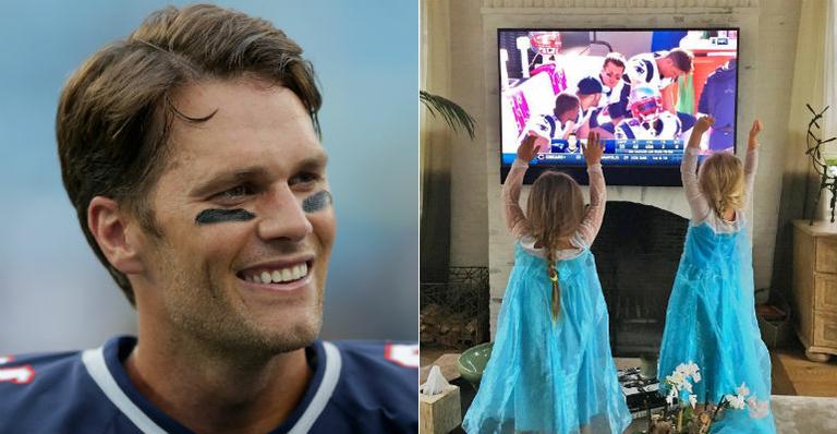 Gisele Bündchen mostra a filha, Vivian Lake, sendo a torcedora mais fofa de Tom Brady