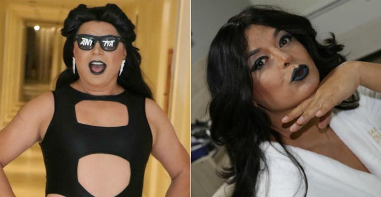 David Brazil vai fantasiado de Anitta na festa em comemoração aos 14 anos da banda Aviões do Forró