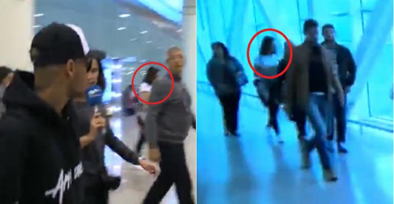 Bruna Marquezine desembarca com Neymar em Barcelona e é ignorada por jornalistas