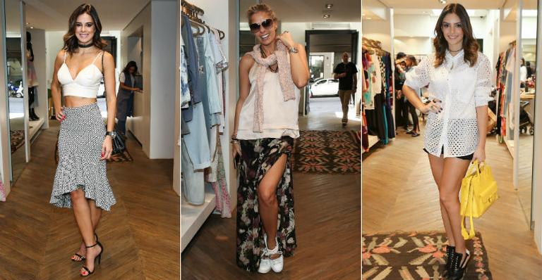 Vera, Adriane e Carol roubam a cena em encontro fashion