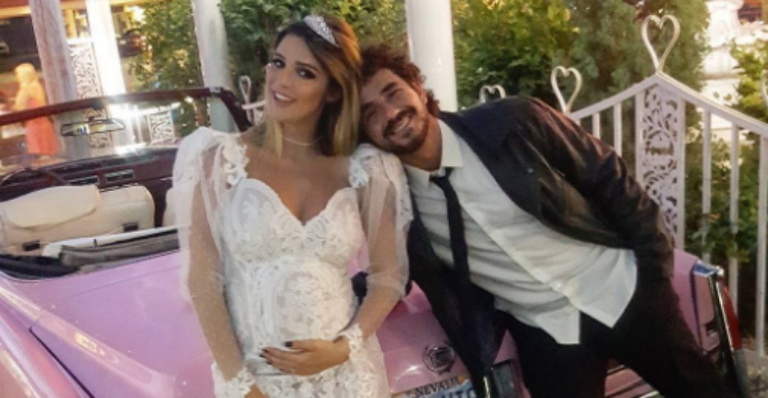 Para comemorar 5 anos de casamento, Rafa Brites e Felipe Andreoli renovam os votos em Las Vegas