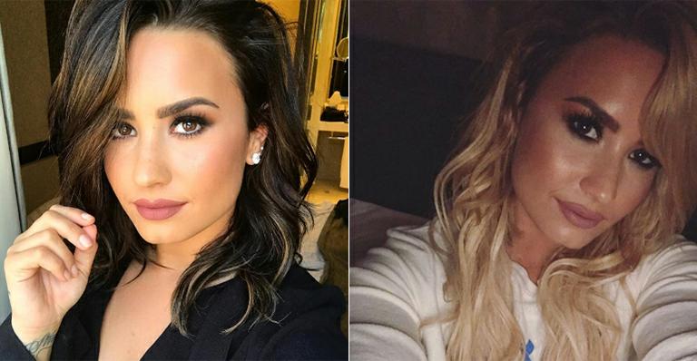 Demi Lovato muda o visual e surge loira novamente
