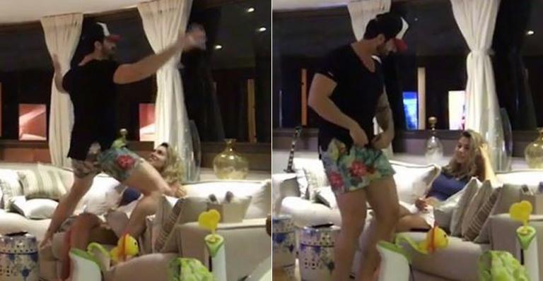 Adriana Sant’anna mostra ‘dança sexy’ de Rodrigão para ‘apimentar a relação’
