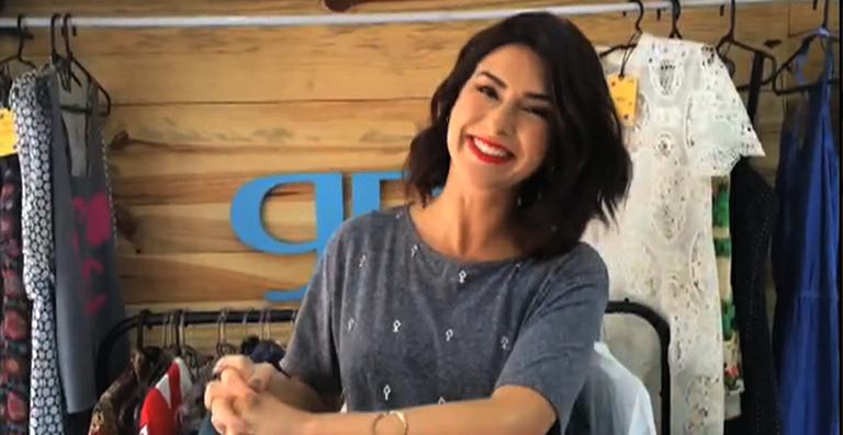 Fernanda Paes Leme promove bazar do bem em SP