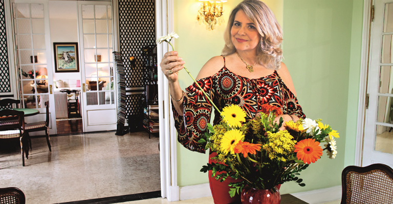Sylvia Bandeira celebra sua volta às telas