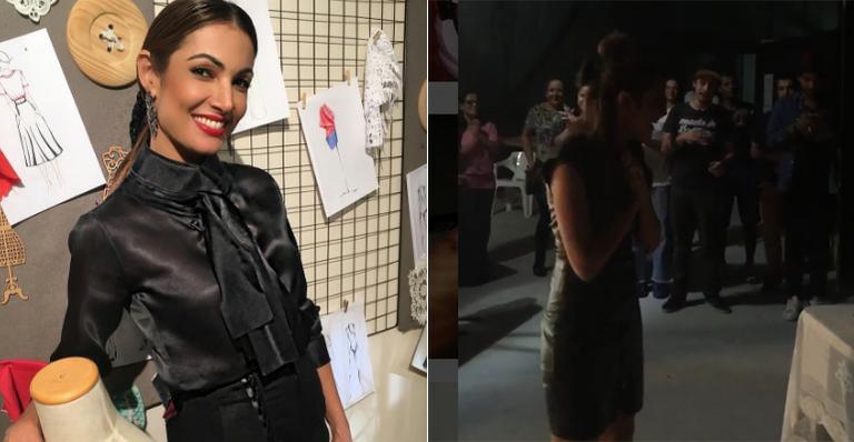 Patrícia Poeta chega aos 40 anos e ganha festa surpresa nos bastidores de seu novo programa
