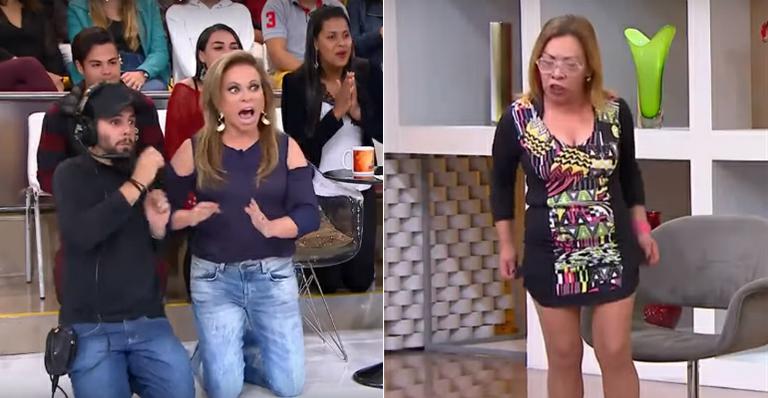 Christina Rocha leva susto após mulher levantar o vestido e mostrar demais no ‘Casos de Família’