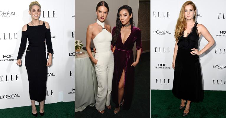 Kristen Stewart, Alessandra Ambrósio e vips vão à evento de moda em  Los Angeles