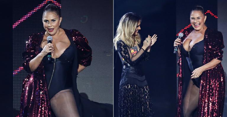 Após ficar de body no Prêmio Multishow, Fafá de Belém brinca: “Estou aprovada?”