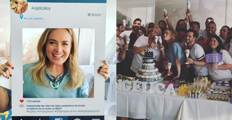 Angélica ganha festa surpresa de seus fãs no Rio de Janeiro