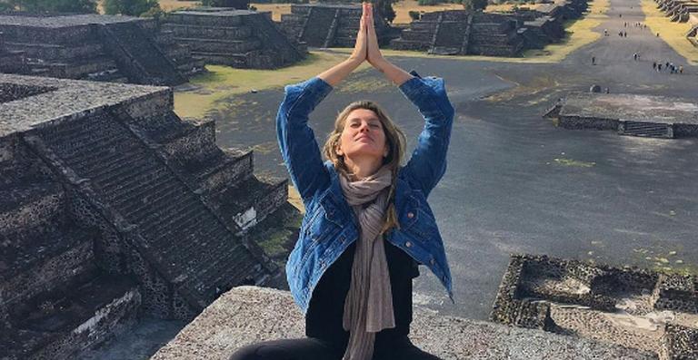 Gisele Bündchen curte viagem ao México