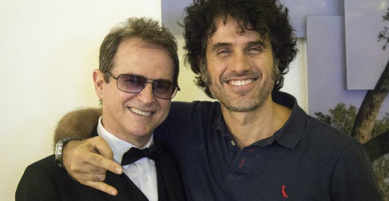 Eriberto Leão prestigia músico Edinho Santa Cruz em concerto no Rio de Janeiro
