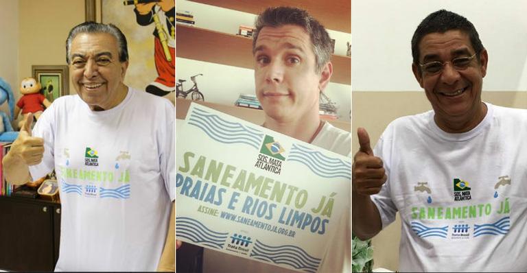 Estrelas participam da campanha do bem ‘Saneamento Já’