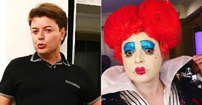 David Brazil se fantasia de Rainha de Copas e brinca: “Não gostou? Cortem a cabeça”