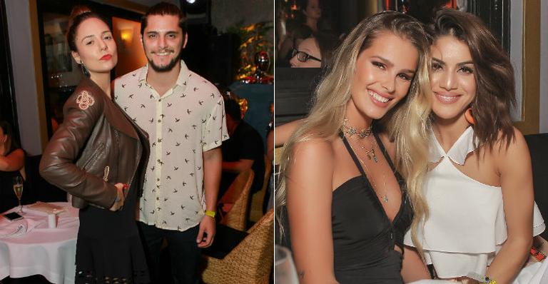 Bruno Gissoni e Yasmin Brunet prestigiam lançamento