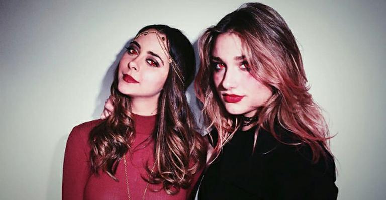 Sasha mostra maquiagem que usou no Halloween em NY