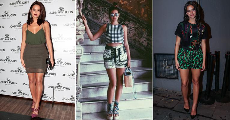 Bruna Marquezine é apaixonada por shorts e saia de cintura alta; saiba usar
