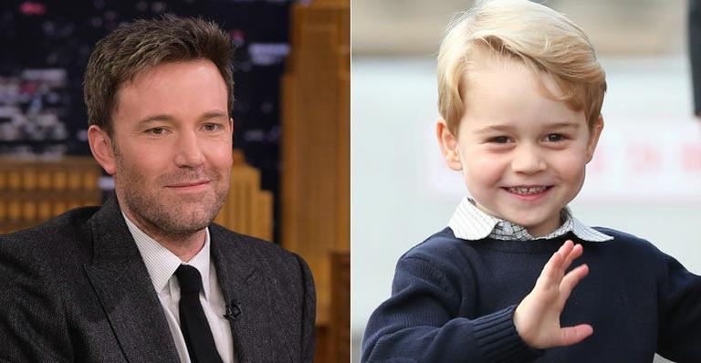 Ben Affleck revela que o príncipe George passou resfriado para seu filho