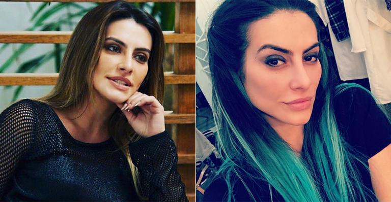 Cleo Pires muda o visual e surge com os cabelos verdes para filme