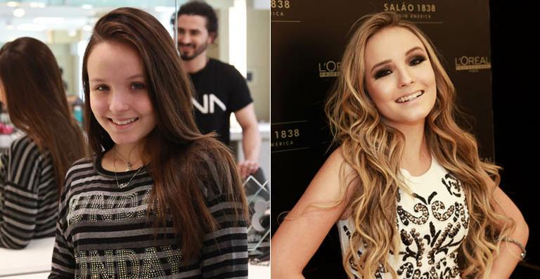 Novo look! Larissa Manoela volta a ficar loira