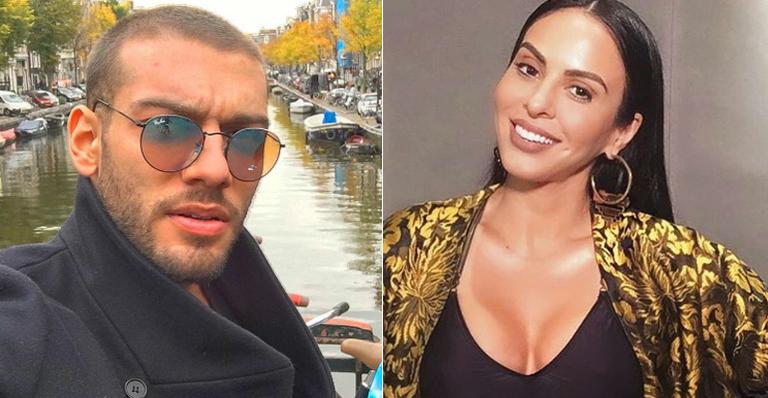 Alinne Rosa beija Lucas Lucco em jantar beneficente