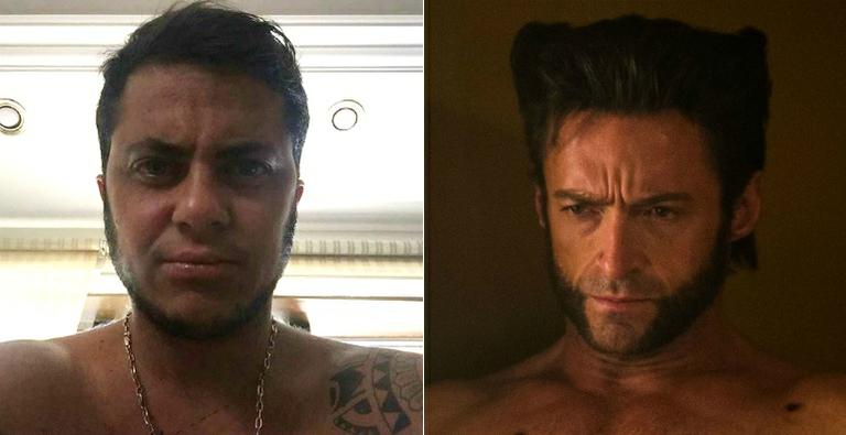Thammy Miranda posa barbudo e brinca: “Wolverine, é você?”