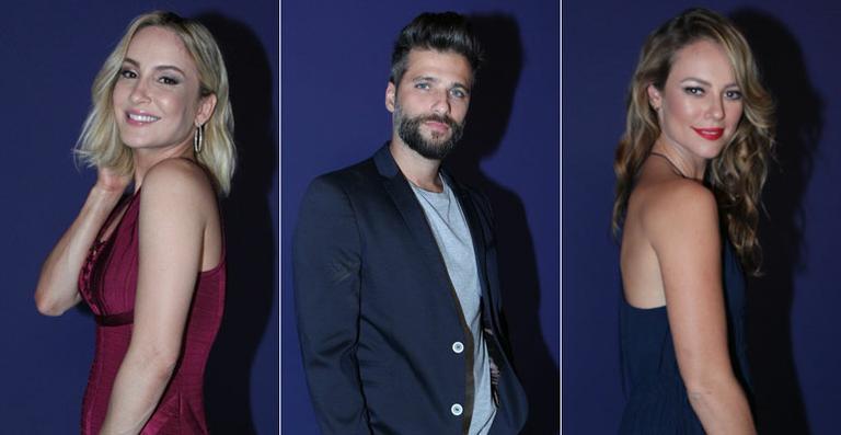 Claudia Leitte, Bruno Gagliasso e Paolla Oliveira gravam campanha de Natal