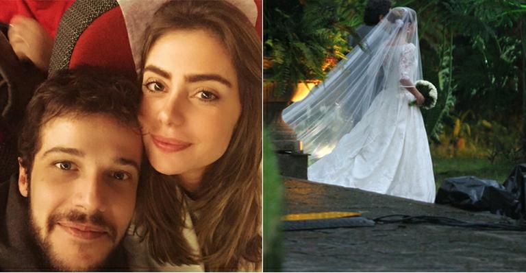 Veja cliques dos bastidores do casamento luxuoso entre Jayme Matarazzo e Luiza Tellechea