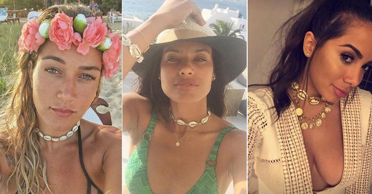 Colar chocker búzios é a tendência de acessório no verão 2017