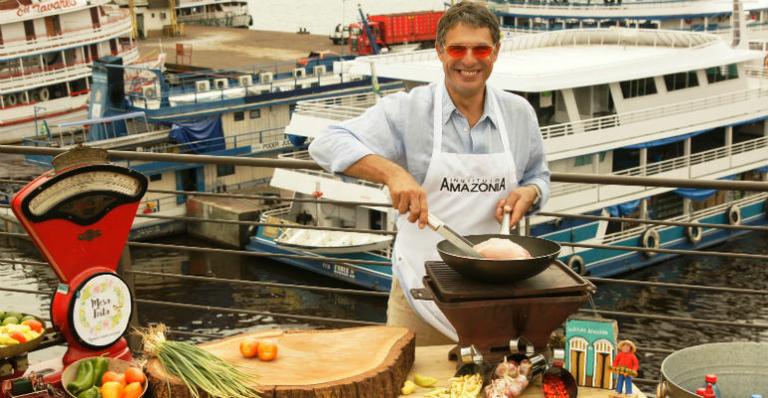 Olivier Anquier: estrela do aniversário de Manaus