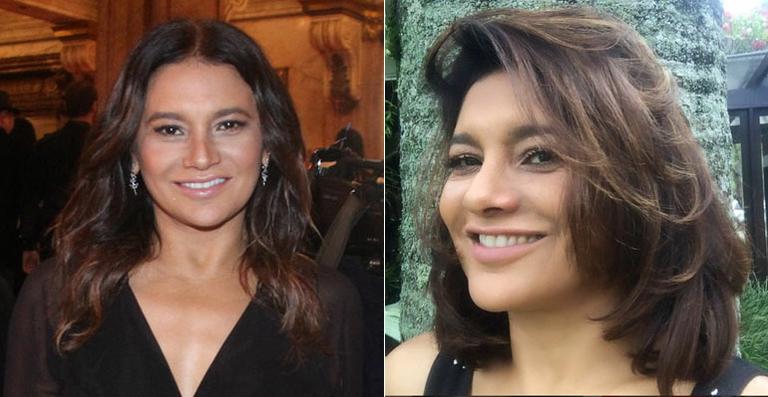 Dira Paes exibe seu novo corte de cabelo