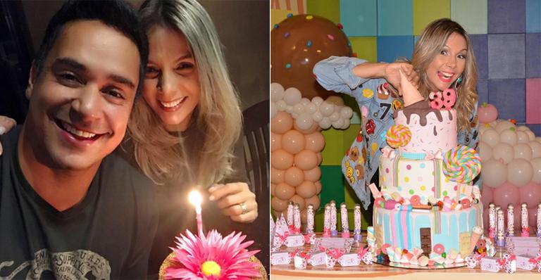 Carla Perez festeja aniversário com Xanddy