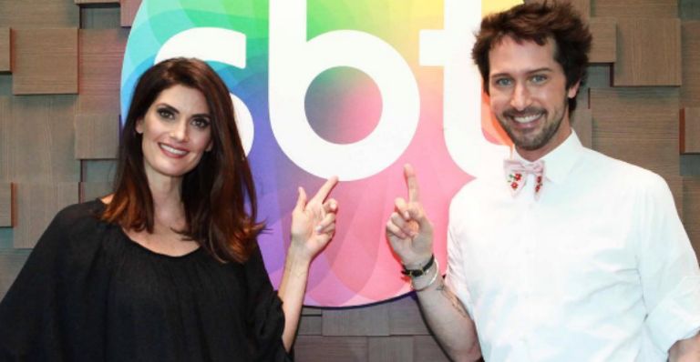Isabella Fiorentino comemora renovação de contrato com o SBT