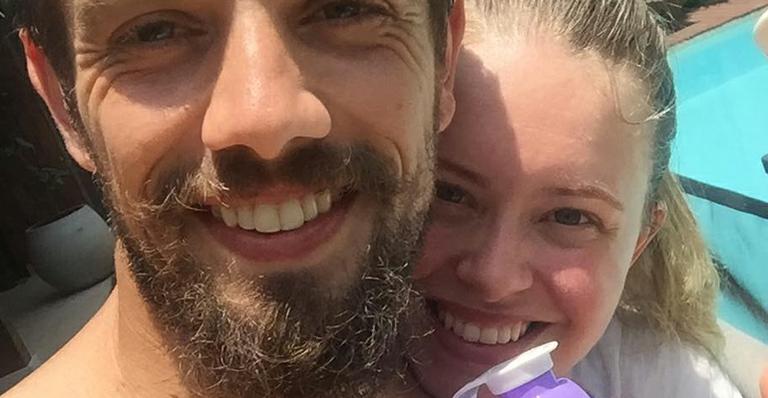Mariana Bridi malha com o marido Rafael Cardoso e se derrete: ‘Meu maior incentivador’