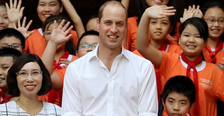 Príncipe William faz alerta sobre extinção das espécies no Vietnã