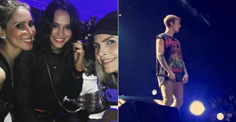 Bruna Marquezine vai a show de Justin Bieber em Barcelona
