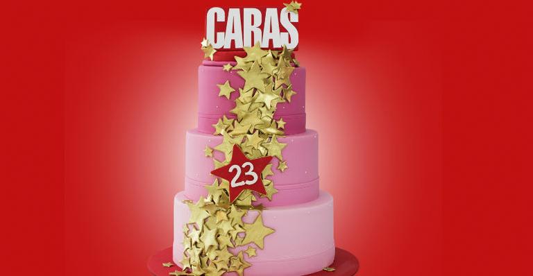 CARAS celebra seus 23 anos com bolo especial
