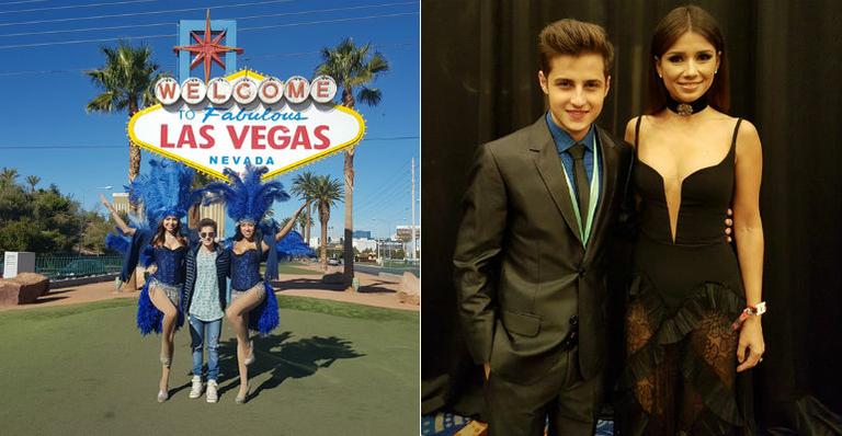 João Victor: relax em Las Vegas após Grammy Latino
