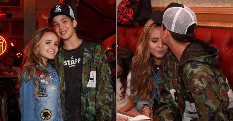 Larissa Manoela e João Guilherme jantam com fãs que pagaram R$ 21 mil pelo encontro