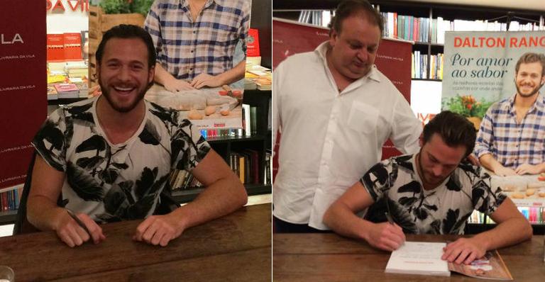 Com a presença de Érick Jacquin, Dalton Rangel lança seu primeiro livro