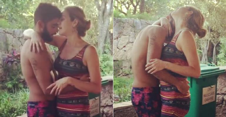 Luana Piovani e Pedro Scooby dançam coladinhos em vídeo