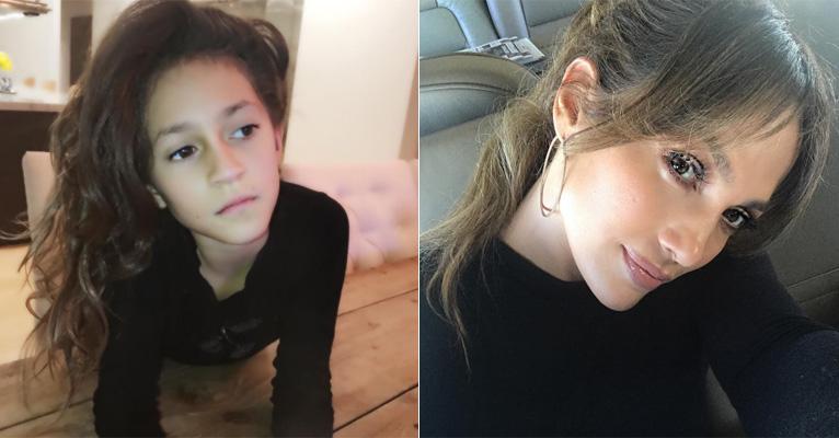 Em rara aparição, filha de Jennifer Lopez surpreende com semelhança com a mãe