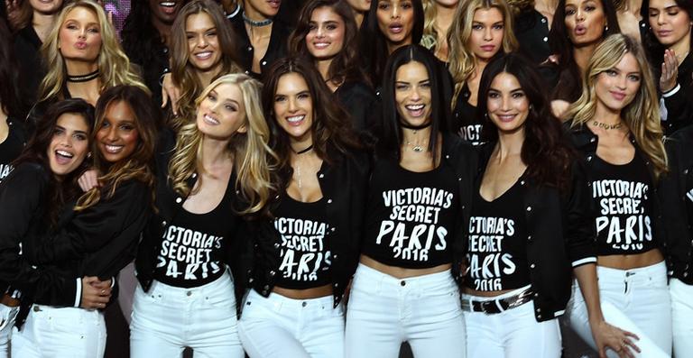 Modelos da Victoria’s Secret fazem ensaio em Paris