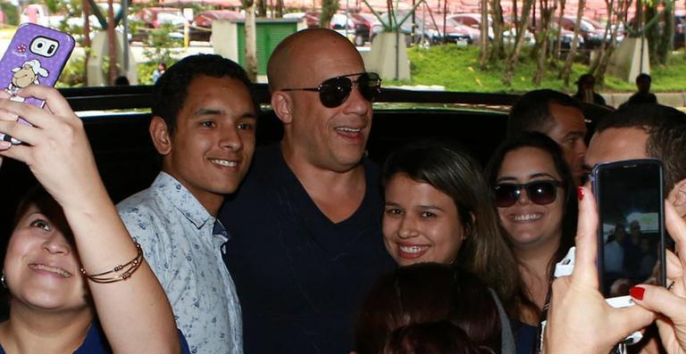 Vin Diesel chega ao Brasil para a Comic Con