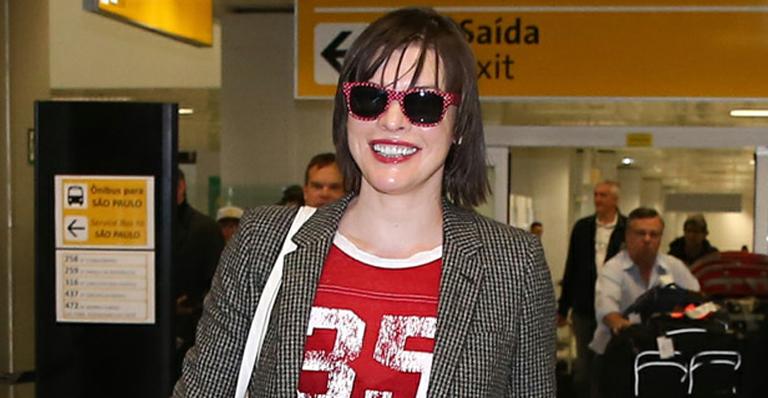 Milla Jovovich chega ao Brasil para a Comic Con