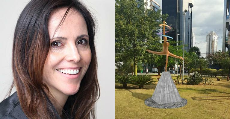 Artista plástica Paula Delmanto cria obra em homenagem aos Jogos Olímpicos no Brasil