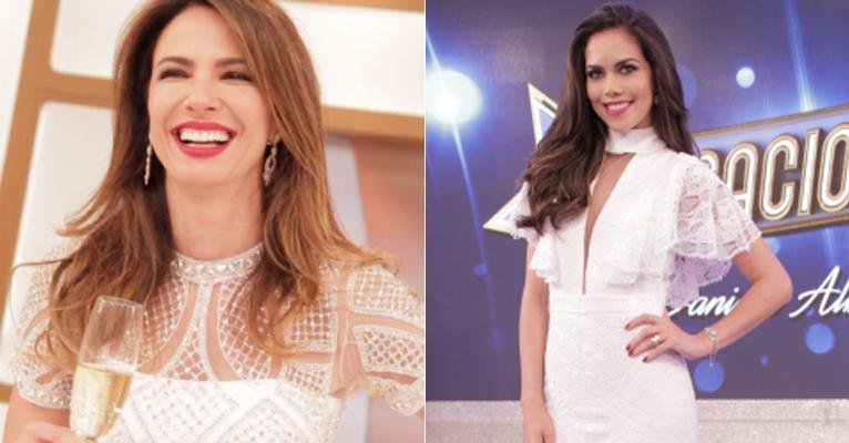 Estrelas da RedeTV! vestem branco para vinheta especial de Fim de Ano